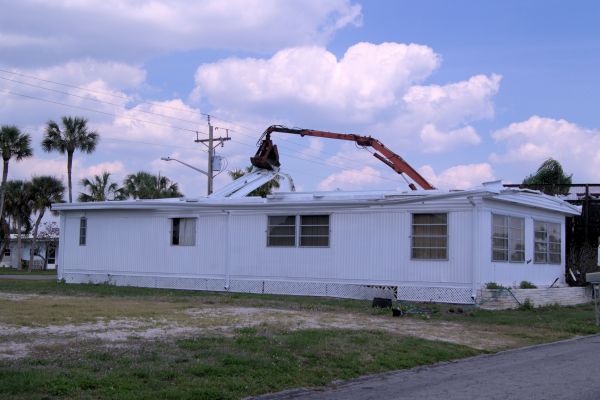 Mobile Home Demolition in Saratoga Springs