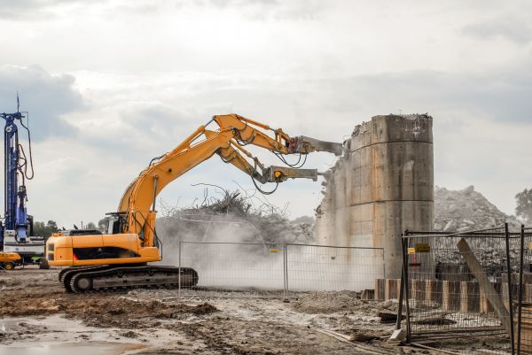 Silo Demolition in Saratoga Springs