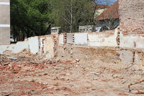 Brick Wall Demolition in Saratoga Springs