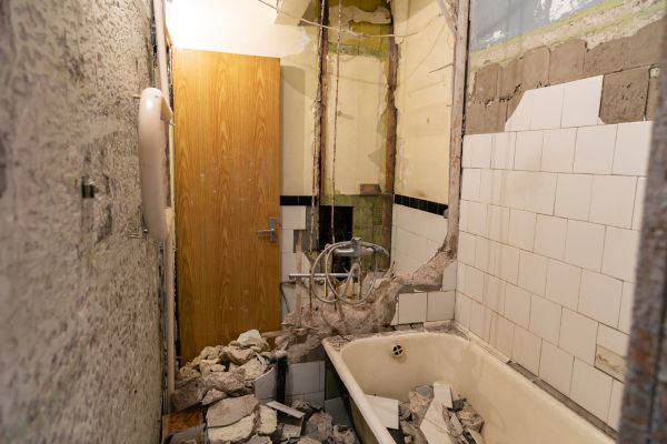 Shower Tile Demolition in Saratoga Springs