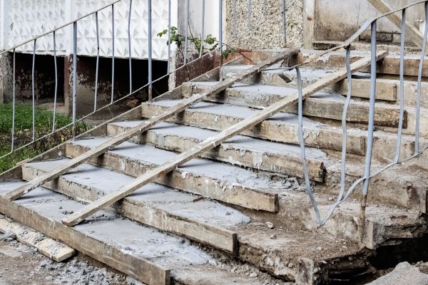 Staircase Demolition in Saratoga Springs